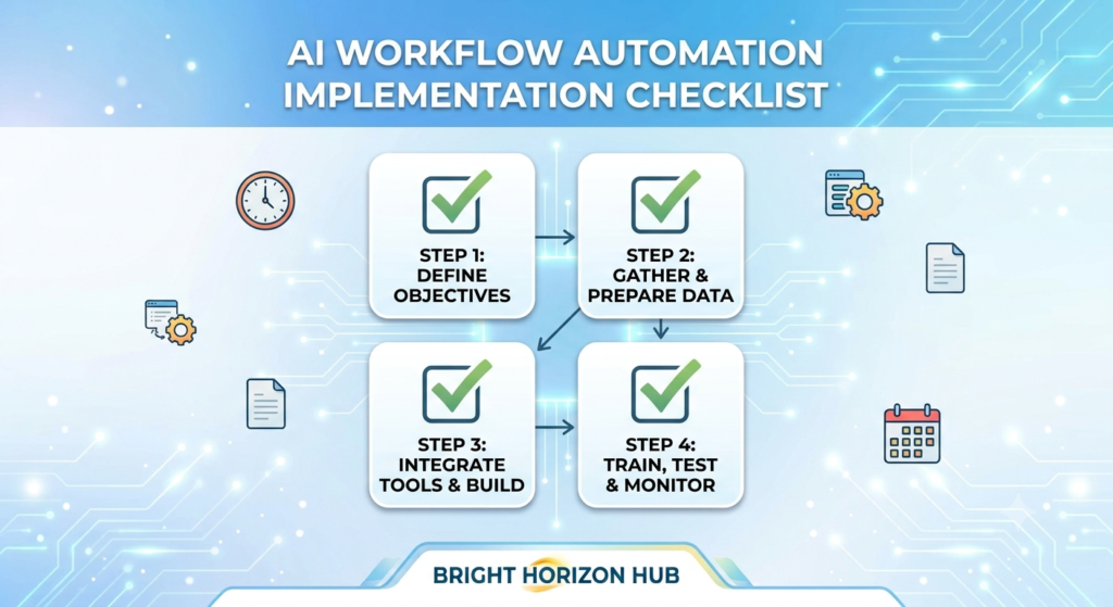 AI Workflow Automation Implementation Checklist: A Step-by-Step Guide for Successful Deployment