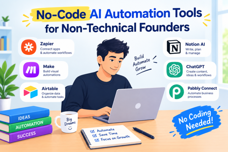 No-Code AI Automation Tools for Non-Technical Founders