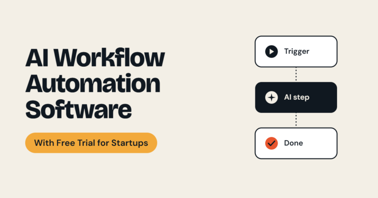 AI Workflow Automation Software With Free Trial for Startups