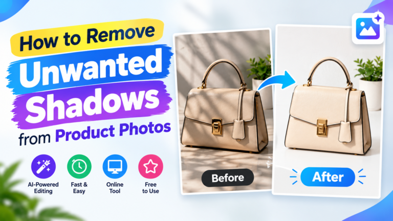 How to Remove Unwanted Shadows from Product Photos