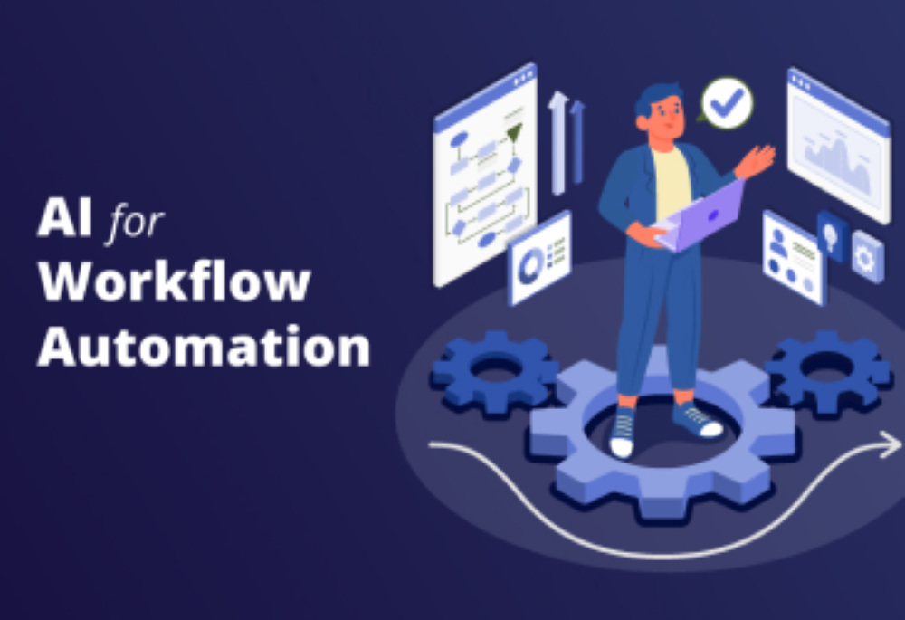 AI workflow automation for non-technical teams simplifying business processes, repetitive tasks, marketing, sales, customer support, HR, and operations without coding.